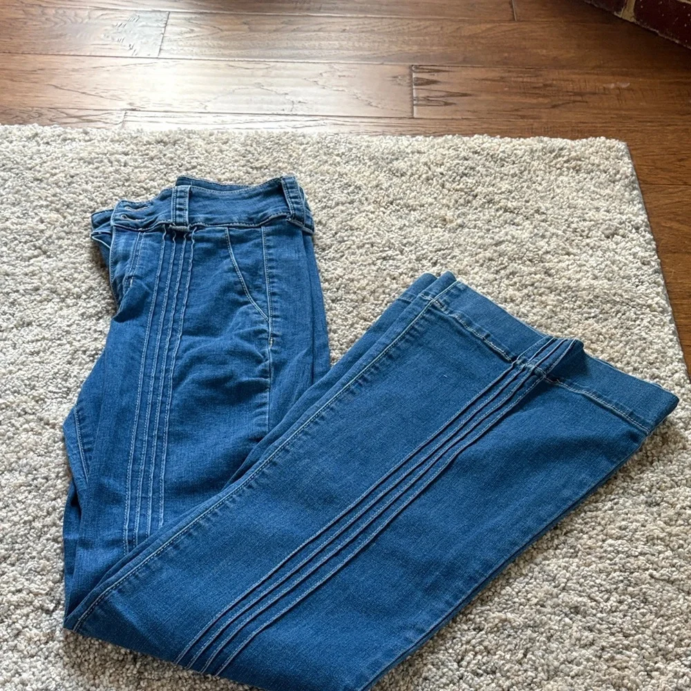 Sneak Peek Blue Straight Leg Jeans - Picture 1 of 5